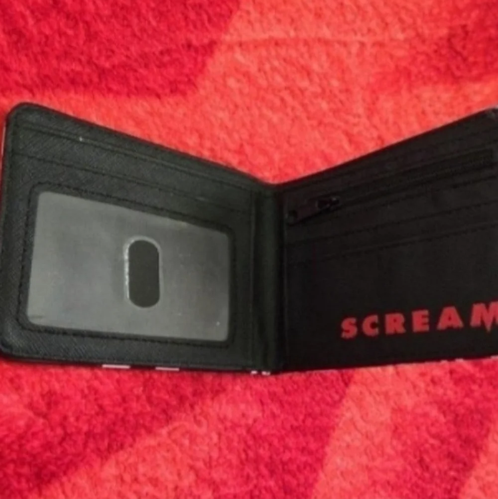 New scream ghostface Halloween horror leather wallet